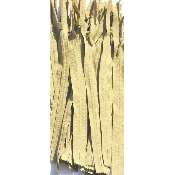 YKK Conceal ~ Invisible Zipper 10" Bronze Glow (897) ~ Pack of 12 Zippers