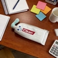 thumbnail image 5 of Cute Toothpaste Shaped Pencil Case Pencil Pouch Large Capacity Storage Stationery Organizer for Campus Office, 5 of 7