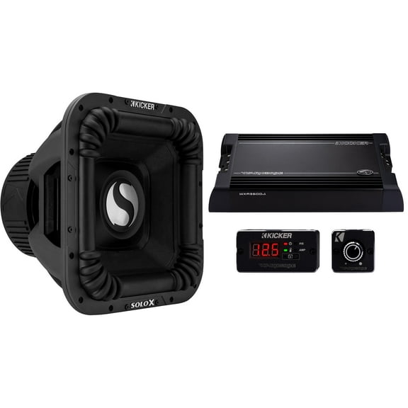 Kicker 49L7X151 - SoloX L7X 15-Inch & WXA3600.1 Warhorse Mono Amplifier
