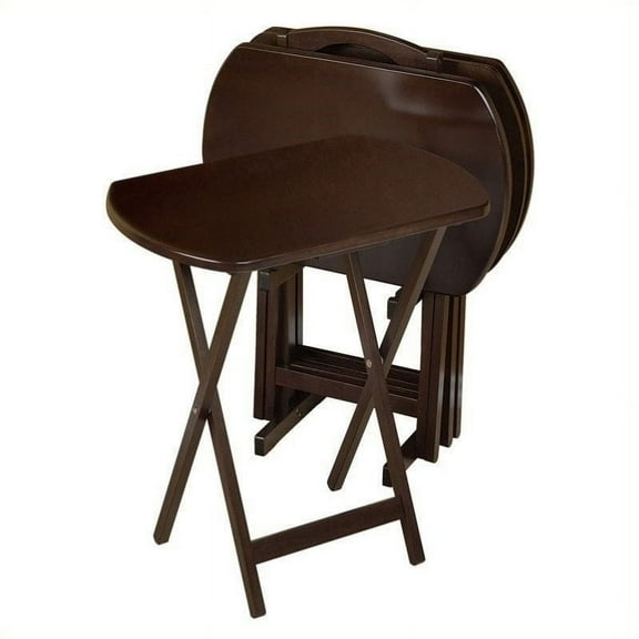 Pemberly Row Set of 4 Oversize Oblong in Antique Walnut