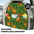 thumbnail image 4 of Cute Skull Pineapple Mats Back Seat Protectors, Car Seat Protector Vehicle Organizers Waterproof Cover Back Seat Cover for Kids with 3 Storage Pockets 2 Pack, 4 of 5