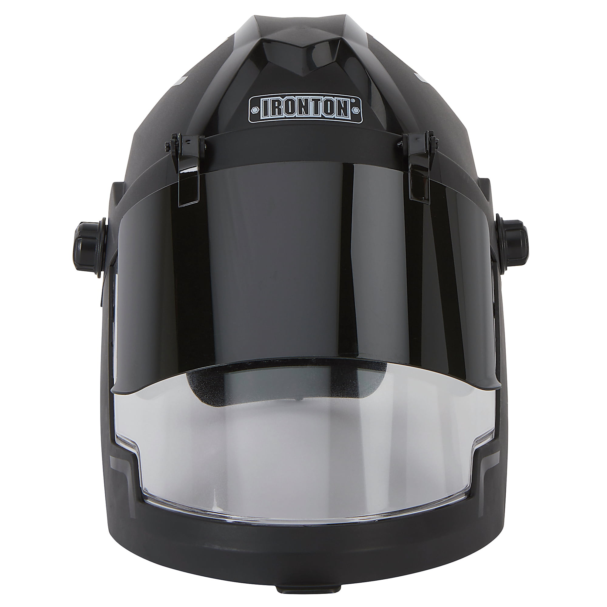 Ironton Face Shield, #8 Shade, Black, Flip-Up Visor