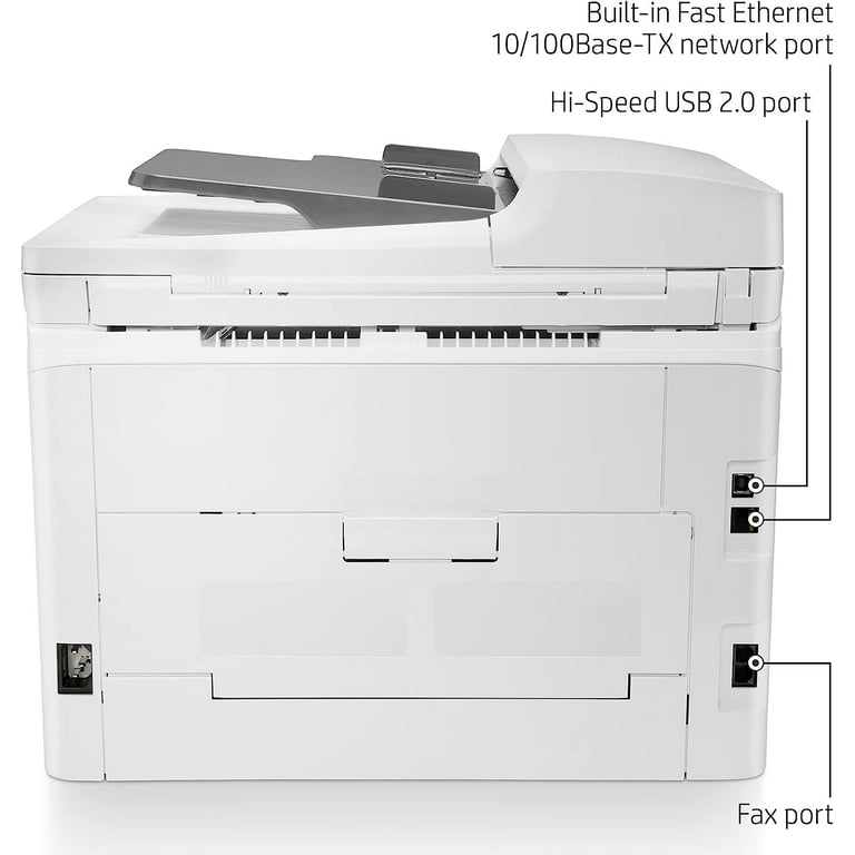 Copy x 600 Laser Laserjet Printer for ADF,Ethernet,4 Office-Print ppm, - M183fw Feet 14, Color 2-Sided Auto Pro 8.5 x Printing,35-Sheet Scan All-in-One 600 USB HP Wireless Home Printer Cable dpi, Fax-16