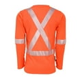 thumbnail image 4 of Big Bill SRT5PD6 High-Visibility Athletic Performance FR T-Shirt-Orange-Regular-5XL, 4 of 6