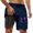 Dark Blue-1, variant on Mens Swim Trunks with Compresssion Liner 2026 Summer Casual Elastic Waist Board Shorts with Pockets Swim Shorts Beachwear