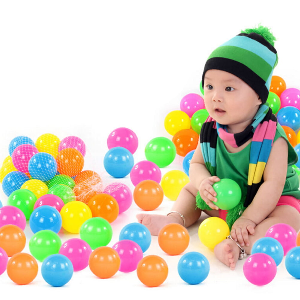 10X 70Mm Colorful Ball Fun Ball Soft Plastic Ocean Ball Baby Kid Toy Swim Toy^S 