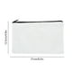 thumbnail image 3 of Organizador portátil de estuche de lápices de lona - Bolsa de almacenamiento de bolígrafos con cremallera y asa reforzada | Blanco | Multifuncional para papelería, cosméticos, accesorios de viaje, 3 of 6