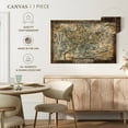 thumbnail image 5 of Elephant Stock Vintage Rome City Map Wall Art - Horizontal Canvas Wall Art - Living Room Wall Decor - Map Canvas - Beige And Gray Decor - 30" x 20", 5 of 8
