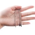 thumbnail image 2 of 100Pcs Metal Ball Chain Keyring Chain Extender for Label Tags, 5.9inch Ball Bead Chain Keychain Connector Silver Iron Small Tag Chain for Hanging Jewellery Making Badge Holders, 2 of 13