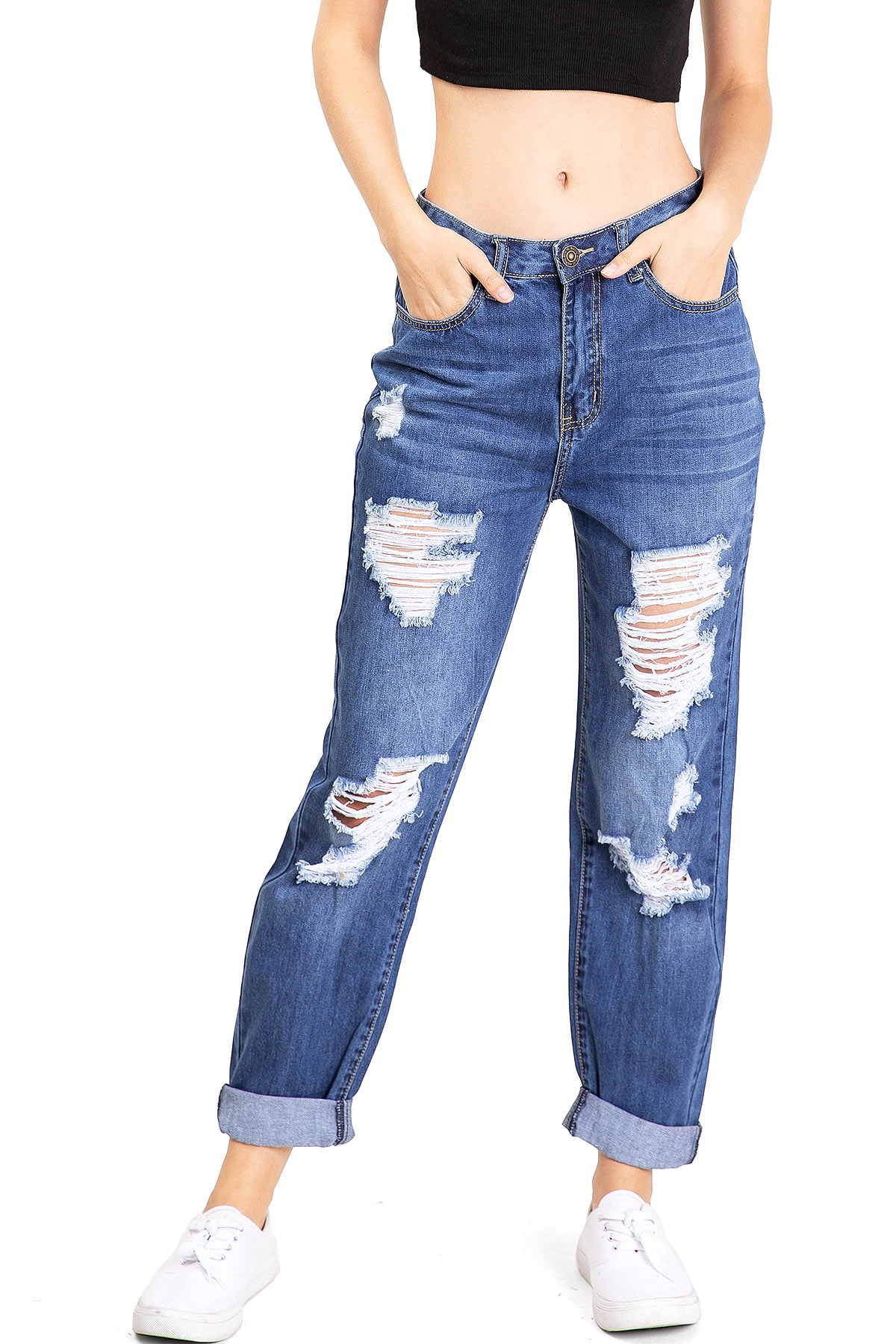 Machine Jeans Machine Pour Neuf Mode Women's Baggy Straight Leg
