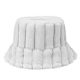 thumbnail image 2 of Women Faux Fur Bucket Hat Winter Warm Ribbed Fisherman Cap for Outdoor Activities, 2 of 6
