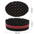 thumbnail image 2 of Hair Sponge Brush for Twists and Dreads, Curl Brush Twist Sponge for Afro Curls, Black, 1 Pack, 2 of 9