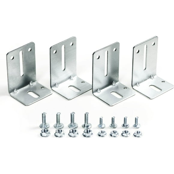 shiyou-Garage Door Track Jamb Bracket J6, 4 Pack Garage Door Track Bracket, Heavy Duty Garage Door Parts for Garage Door Reinforcement