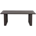 thumbnail image 1 of Pemberly Row Contemporary Aluminum Frame Coffee Table in Brown, 1 of 2