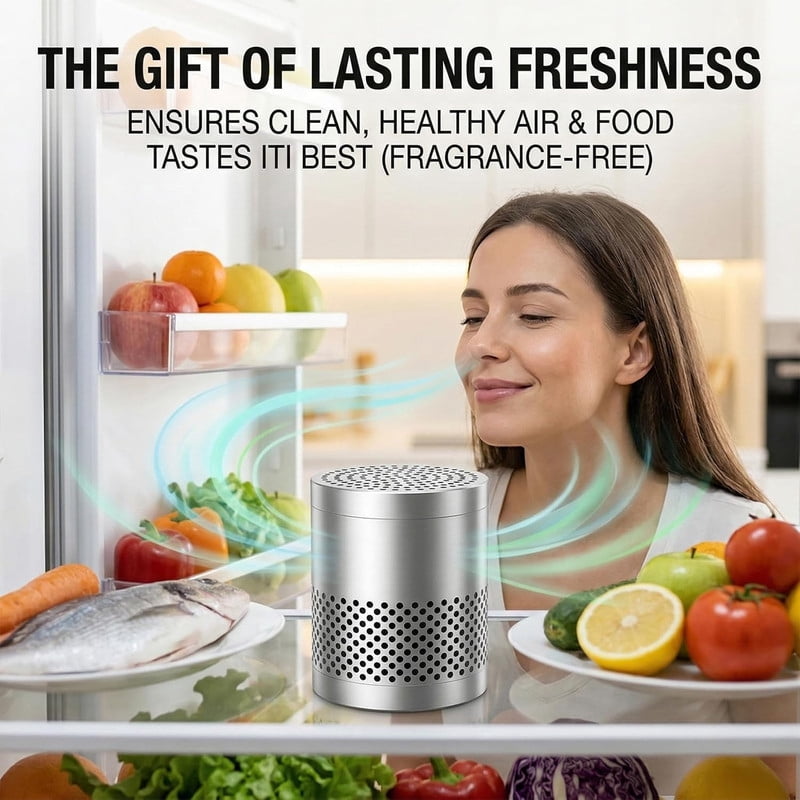HaiXin Hub Freshcore Refrigerator Deodorizer 10-Year Fridge Odor Eliminator