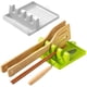 thumbnail image 3 of Soporte para utensilios de cocina, 2 piezas, para colocar cucharas de sopa, espátulas, cucharas de arroz, de silicona, para colocar cucharas de sopa, espátulas, cucharas de arroz, coladores, 3 of 7