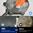 thumbnail image 6 of ARC Tortilla Press 10" with 100 Pcs Parchment Paper, Cast Iron Tortilla Maker, Black Gray, 6 of 8