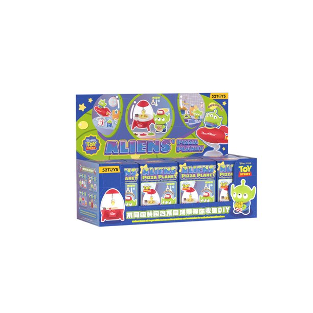 Kit de garaje de la serie Toy Story Alien Pizza Planet, modelo de juguete de moda, regalo de colección de adornos, regalo de cumpleaños, lindo juguete en preventa