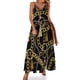 thumbnail image 1 of Vestido largo bohemio con cadenas doradas y estampado de joyas, estilo vintage, moda urbana, tirantes personalizados, talla grande, 1 of 7
