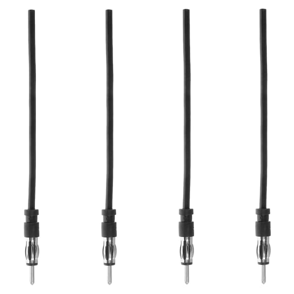 Adaptador de antena de radio de 4 piezas Adaptador de antena de radio estéreo para vehículo de repuesto Adaptador de antena conveniente para estéreo de automóvil Adaptador de cable de antena de automó