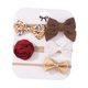 thumbnail image 2 of Conjunto de 5 diademas con lazo para bebé, de nailon flexible y , para recién nacidos de 3 a 6 meses. estilo D, 2 of 9