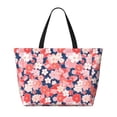 thumbnail image 2 of Kdxio Japanese Cherry Blossoms for Beach Bag for Women Large Beach Tote Bag Waterproof Sandproof Swim Bag with Zipper Pockets Beach Vacation Travel, 2 of 7