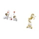 thumbnail image 5 of Esculturas de elefantes,Estatuas de elefantes,decoración del hogar,artesanías de cerámica,Figuras de elefantes familiares Adornos de escritorio,Figura de escritorio,Estante de estatua de, 5 of 8