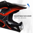 thumbnail image 4 of Casco de moto de cross ILM BLD-818 para jóvenes y niños, rojo (joven-grande) DOT, 4 of 9