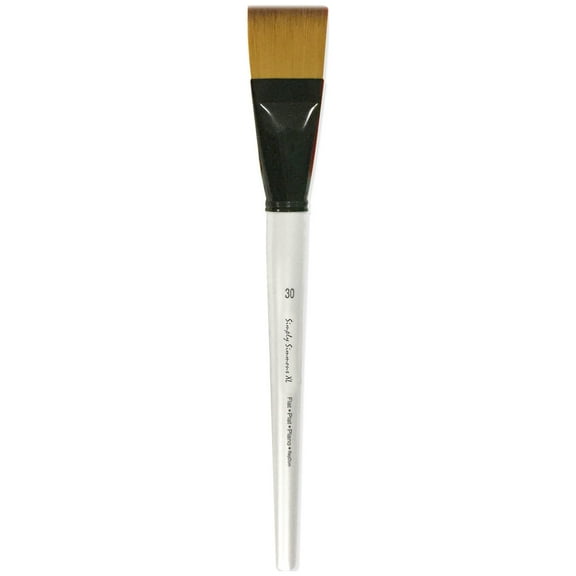 Robert Simmons Simply Simmons XL Brush, Soft Synthetic, Flat, 30