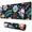 Fond Noir Fleurs-6, variante sur Tapis de Souris Fleurs de Jardin - Ultra-Doux, Design Mignon, Base en Caoutchouc Antidérapante, Glisse Facilement, Résistant aux Éclaboussures, Portable et Personnalisé, Excellent pour Tous les Ordinateurs, 31.5x11.8 Pouces