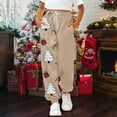 thumbnail image 2 of XQYLOS Girls’ Wide Leg Track Sweatpants Oversized Baggy Joggers with 𝖣rawstring & Pockets Casual 𝖫ounge Pants for Kids 3-14 Years, 2 of 6