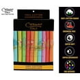 thumbnail image 2 of Caruso Italy Women's Embroidered 100% Pure Cotton Handkerchief Lightcolor Pack of 10, 2 of 5