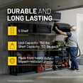 thumbnail image 2 of Plano 5-Shelf Heavy Duty Plastic Storage Shelves, 73” x 36” x 18”, 750lb Capacity, 2 of 6