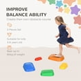 thumbnail image 4 of Outsunny 5 Pcs Pierres de Marche pour Enfants, Parcours d'Obstacles pour 3-8 Ans, 4 of 10