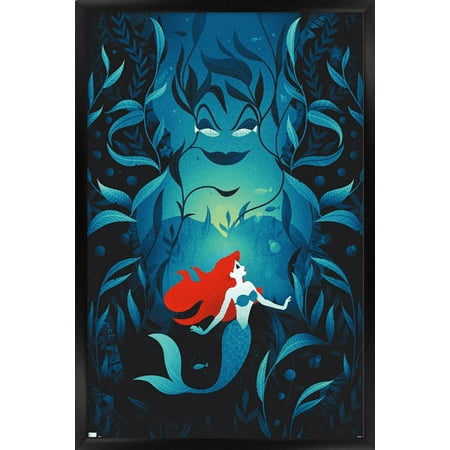 Disney Princess - Ariel - Good vs Evil Wall Poster, 14.725" x 22.375", Framed