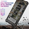 thumbnail image 5 of Camouflage Case for Google Pixel 8 Pro with Metal Kickstand, Camo Phone Cover Built-in 360° Rotate Ring Stand Case for Google Pixel 8 Pro MC Dark Blue, 5 of 10