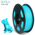 thumbnail image 1 of Filamento PLA Sunlu 1.75 mm Cyan, 1 of 2