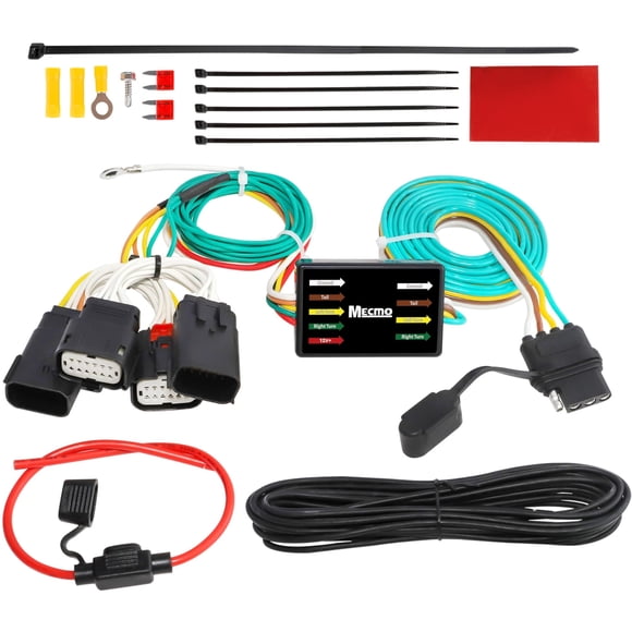 Arnés de cableado de remolque MECMO 56407 de 4 pines para Jeep Wrangler