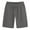 aab_Dark Gray, variant on Elvqul Mens Shorts with Pockets Army Green Elastic Waist Pull On Drawstrings Solid Color Shorts for Men Summer