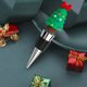 thumbnail image 4 of Adornos navideños, adornos navideños, regalos navideños, 1 tapón de botella de vino de resina con forma de árbol de Navidad, decoración para cenas y fiestas navideñas, regalo navideño, sellador de tap, 4 of 6