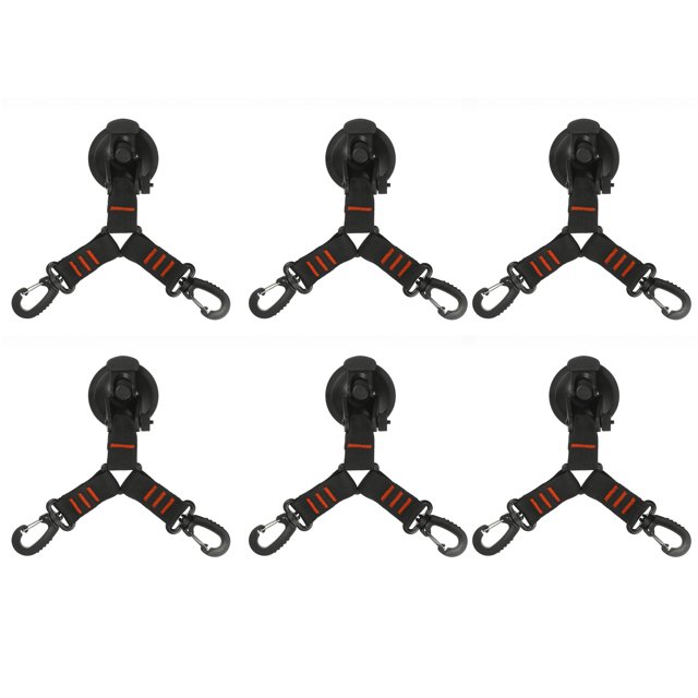 6pcs 360° Rotation Suction Cup Hook Portable Heavy Duty Vacuum Suction Cup Hook No Punching Sucker Hook