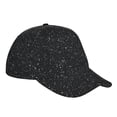thumbnail image 3 of Fotbe Black Glitter Baseball Cap, Black Glitter Print Dad Hat,Outdoor Hat,Adjustable Sports Cap, Perfect For Activities, 3 of 9