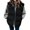 Black, variant on Women Sleeveless Warm Jackets Casual Stand Collar Puffer Vest Zip Up Quilted Jacket Winter Outerwear Coat