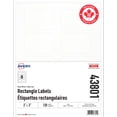 thumbnail image 1 of Avery Rectangle 2" x 3", Labels, Laser/Inkjet Printers, Print-to-The-Edge, 120 Labels, Permanent, Rectangle, Matte White, (43801) Made in Canada, 1 of 5