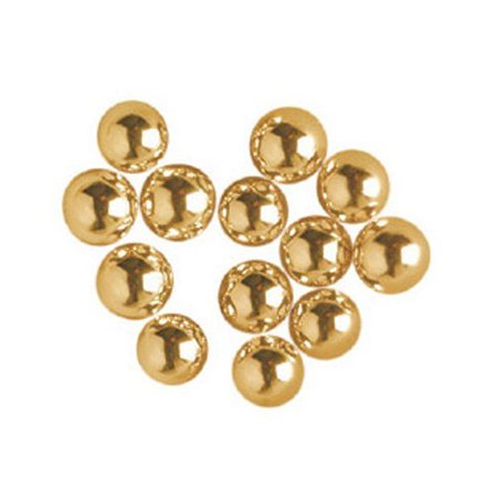 Bakers EZ way 8-Ounce Dragees Gold Sugar Cake Cupcake Cookie Sprinkles  4mm  Gold