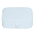 thumbnail image 1 of Jewelry Travel Case Large Capacity Durable Leather Simple Style Multifunction Travel Jewelry Box for Rings Earrings, 1 of 5
