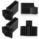 thumbnail image 5 of USHOBE 4Ud Cubiertas Para Pies De Antideslizantes Fácil Instalación Negro, 5 of 7