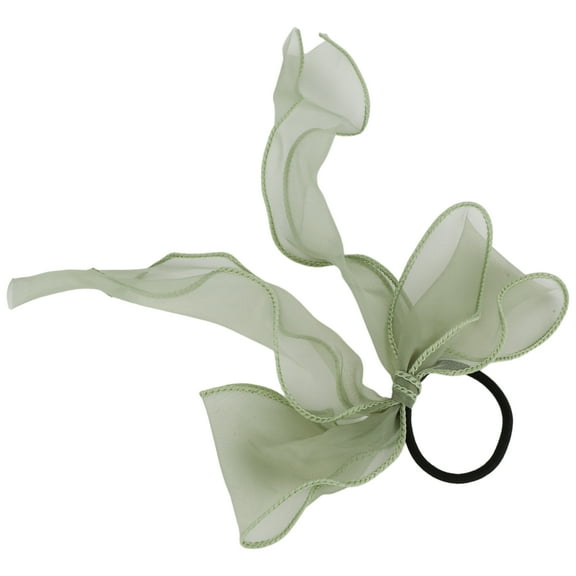1 Pc Classic Fashion Bow Hair Scrunchies Hair Rope for Women for Girls Grass Green
