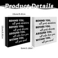 thumbnail image 5 of Desktop Ornament Decor Graduation Quotes Signs Decoration Desk Signs Positive Behind You All Your Memories Signs Rural Home Shelf Wall Tabletop Decoration,Desk Accessory,Resin Ornament,Ceramic Orname, 5 of 5