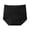 Black, variant on Women's High Waisted Underwear Panties Mid Rise Butt Lift Tummy Control Shapewear Panties Comfort Boyshort Underwear Stretch Underpants Khaki L